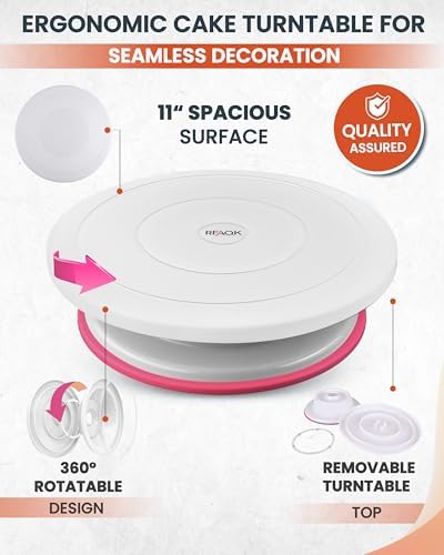 700 PCs Cake Decorating Kit with Baking Supplies Cake Decoration Set including Springform Pans, Cake Turntable, alternate