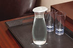 7090107 Cascata Carafe Juice Jar Beverage Decanter Only, Plastic, 0.50 L, Clear in Clear, alternate view 5