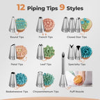 71 Aluminum Cake Decorating Kit, Baking Supplies for Beginner & Pros, alternate view 3