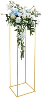 71 Inch Tall Wedding Flower Stand, Gold Flower Stand Centerpieces for Wedding, Flower Vase Pedestal Stands