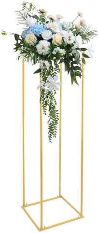 71 Inch Tall Wedding Flower Stand, Gold Flower Stand Centerpieces for Wedding, Flower Vase Pedestal Stands