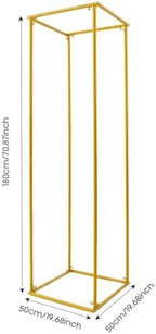 71 Inch Tall Wedding Flower Stand, Gold Flower Stand Centerpieces for Wedding, Flower Vase Pedestal Stands, alternate view 2