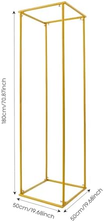 71 Inch Tall Wedding Flower Stand, Gold Flower Stand Centerpieces for Wedding, Flower Vase Pedestal Stands, alternate view 2