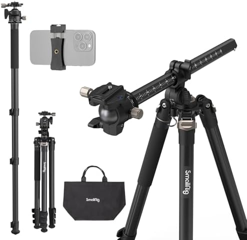 72.8"/ 200cm Horizontal Overhead Camera Tripod CT200 in Black