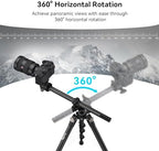 72.8"/ 200cm Horizontal Overhead Camera Tripod CT200 in Black, alternate view 3