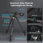 72.8"/ 200cm Horizontal Overhead Camera Tripod CT200 in Black, alternate view 4