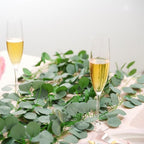 72 Pack 504Ft Eucalyptus Garland, Artificial Eucalyptus Leaves Table Greenery Garland Wreath Vines for Wedding, alternate