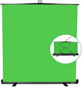 74x76in Collapsible Green Screen, Portable Chroma Key Panel Backdrop