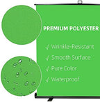 74x76in Collapsible Green Screen, Portable Chroma Key Panel Backdrop, alternate view 3