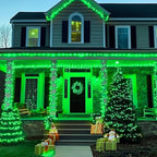75.8 FT 200 LED Extendable Green Christmas String Lights Indoor Outdoor, alternate view 3