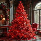 75.8 FT 200 LED Extendable Red Christmas String Lights Indoor Outdoor, alternate view 2