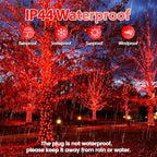 75.8 FT 200 LED Extendable Red Christmas String Lights Indoor Outdoor, alternate view 4