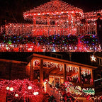 75.8 FT 200 LED Extendable Red Christmas String Lights Indoor Outdoor, alternate view 5