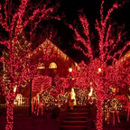 75.8 FT 200 LED Extendable Red Christmas String Lights Indoor Outdoor, alternate view 6