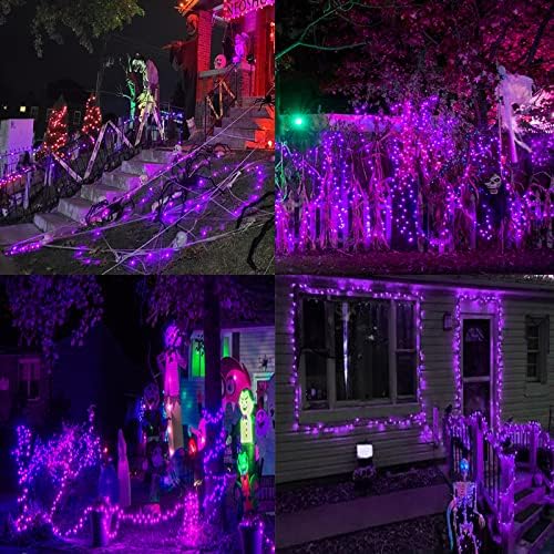 75.8FT 200 LED Extendable Purple String Lights Indoor Outdoor, alternate view 3