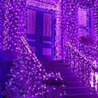 75.8FT 200 LED Extendable Purple String Lights Indoor Outdoor, alternate view 6