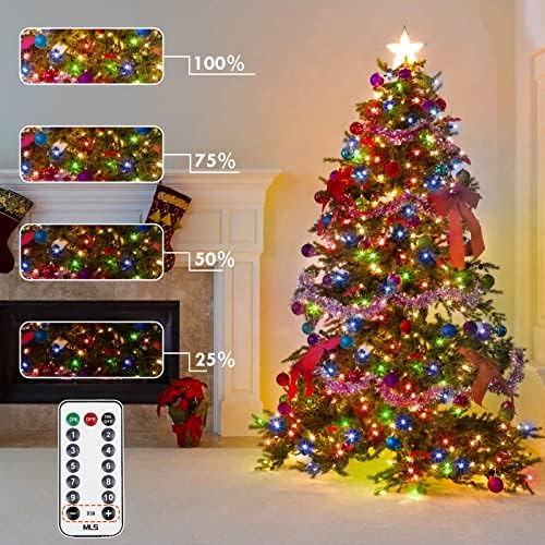 75.8FT Connectable Color Changing Christmas Light with Remote Timer 200 LED, alternate view 4