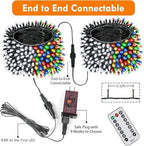 75.8FT Connectable Color Changing Christmas Light with Remote Timer 200 LED, alternate view 6