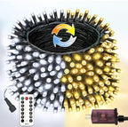 75.8FT Connectable Color Changing Christmas Lights with Remote Timer 200LED