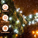 75.8FT Connectable Color Changing Christmas Lights with Remote Timer 200LED, alternate view 5