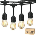 75 FT Outdoor String Lights 2W S14 LED Commercial Grade Waterproof