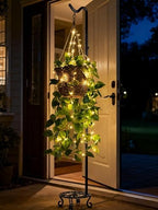 75'' Tall Shepherd's Hook with Base Adjustable Height Indoor Outdoor, alternate view 6