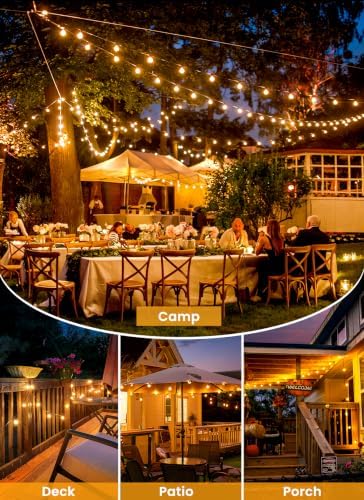 75FT 36LED Solar String Lights Outdoor with Remote & USB Port, alternate view 7