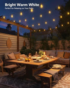 76FT Solar String Lights Outdoor, 23+1 Shatterproof LED Lights, alternate view 7
