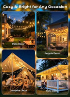 76FT Solar String Lights Outdoor Waterproof, Last 30+ Hrs Runtime, alternate view 7