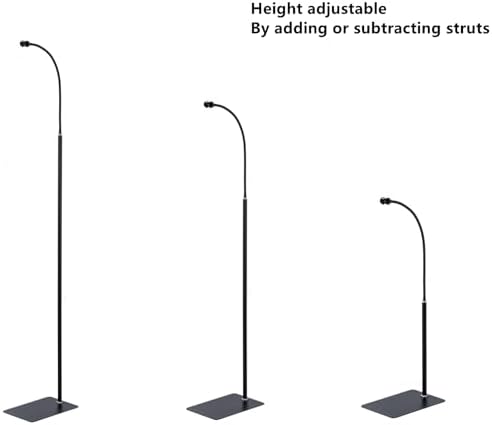 77“Height Floor Stand Hook for Light Lamp,3.65lb Sturdy Base, Adjustable Pole, Floor Metal Stand Holder, alternate view 5