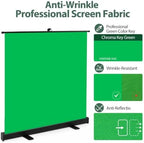 77x76in Collapsible Green Screen Backdrop Portable Photo Background, alternate view 3