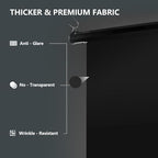 78.7" x 86.6" Motorized Pull Down Black Screen, Wall Mount, alternate view 4