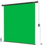 78.7" x 86.6" Motorized Pull Down Green Screen, Wall Mount