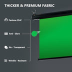 78.7" x 86.6" Motorized Pull Down Green Screen, Wall Mount, alternate view 4