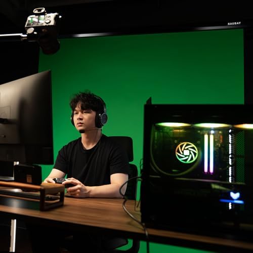 78.7" x 86.6" Motorized Pull Down Green Screen, Wall Mount, alternate view 5