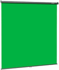 78.7 x 86.6in Retractable Pull Down Green Screen Chroma Key Backdrop