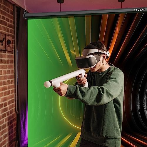 78.7 x 86.6in Retractable Pull Down Green Screen Chroma Key Backdrop, alternate view 6