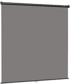 78.7 x 86.6in Retractable Pull Down Wall-Mount Gray Screen Backdrop