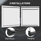 78.7 x 86.6in Retractable Pull Down Wall-Mount White Screen Backdrop, alternate view 5