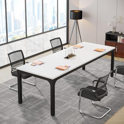 78.74 Inch Conference Table, 6.5FT Rectangular Meeting Table, alternate view 3