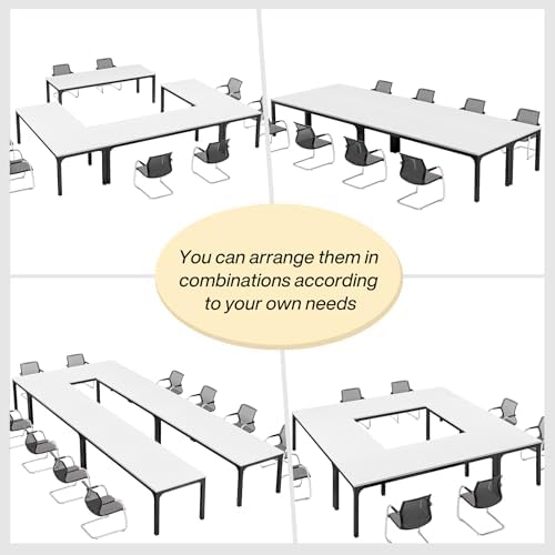 78.74 Inch Conference Table, 6.5FT Rectangular Meeting Table, alternate view 7