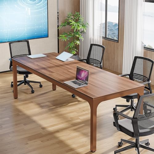 78.74 Inch Rectangular Conference Table, 6.5FT Meeting Table, alternate view 3