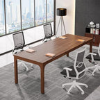 78.74 Inch Rectangular Conference Table, 6.5FT Meeting Table, alternate view 4