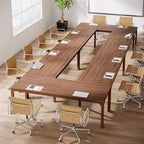 78.74 Inch Rectangular Conference Table, 6.5FT Meeting Table, alternate view 5