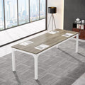 78.74 Inch Rectangular Conference Table, 6.5FT Meeting Table Oak