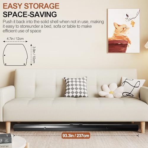 78.7x90in Collapsible Grey Backdrop Screen Portable Retractable, alternate view 5
