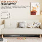 78.7x90in Collapsible Grey Backdrop Screen Portable Retractable, alternate view 5