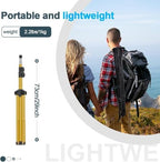 7Ft Light Stand for Photography, Speedlight, Softbox 2 Pack-Gold, alternate view 5