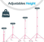 7Ft Light Stand for Photography, Speedlight, Softbox 2 Pack-Pink, alternate view 2