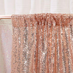 7FT x 7FT Rose Gold Sequin Photography Backdrop Curtain for Party Decoration, Rose Gold in 7x7 ft in Rose Gold, alternate